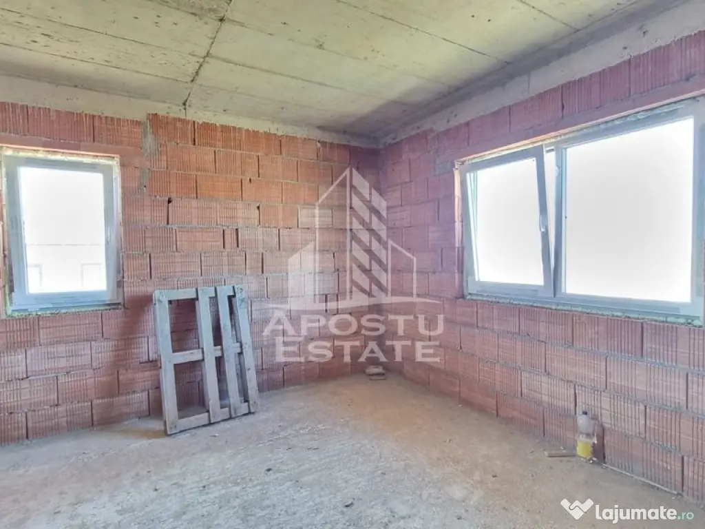 Casa individuala la rosu sau la cheie, Giarmata 