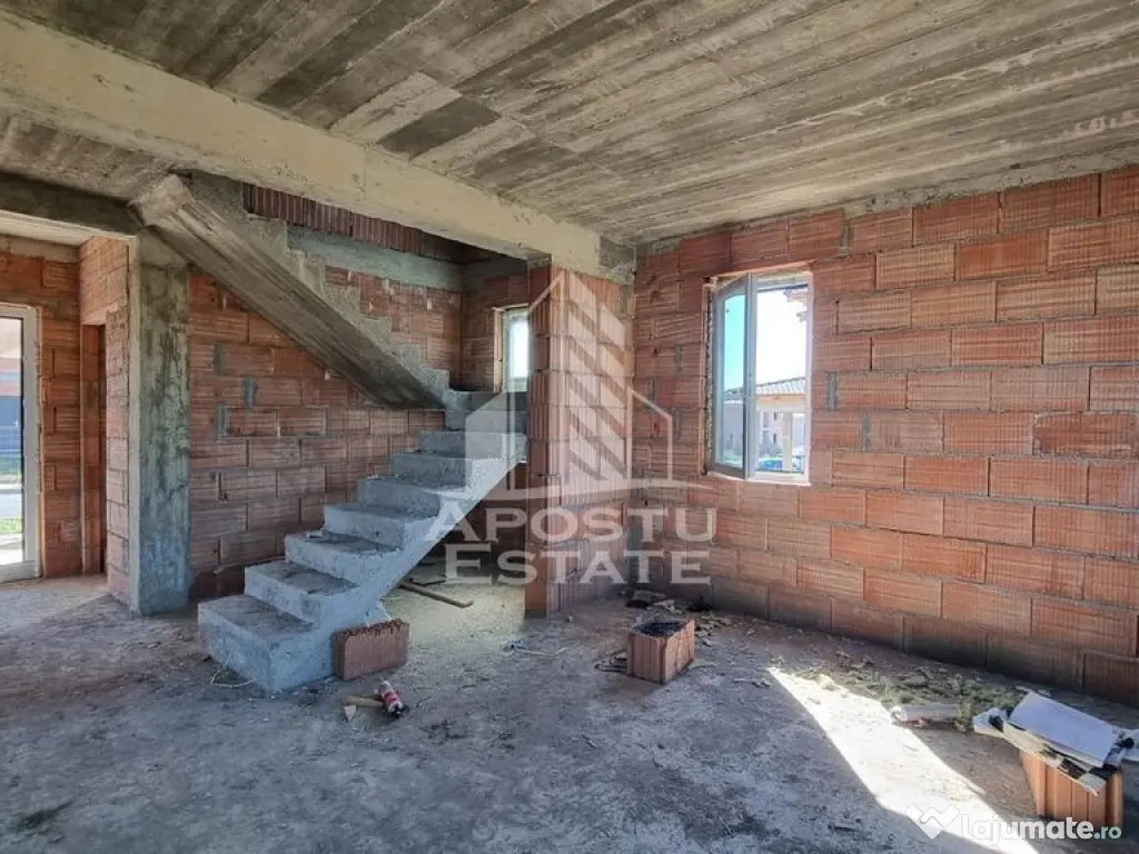 Casa individuala la rosu sau la cheie, Giarmata 