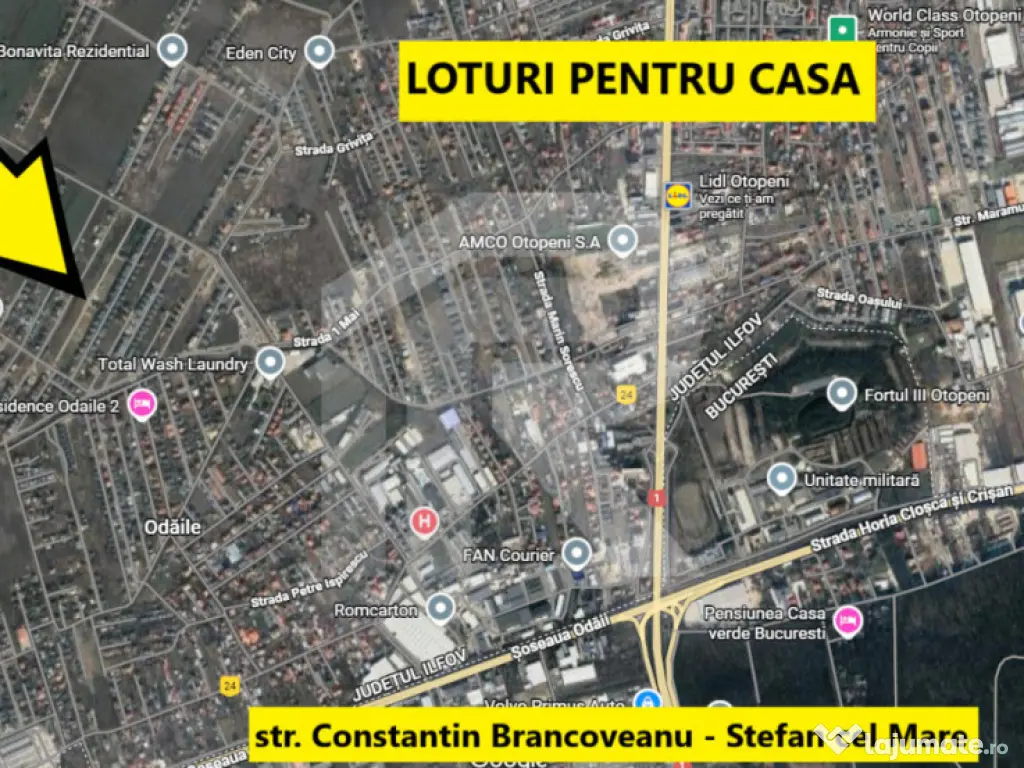 Otopeni - Loturi pentru case - Str. Constantin Brancoveanu - 
