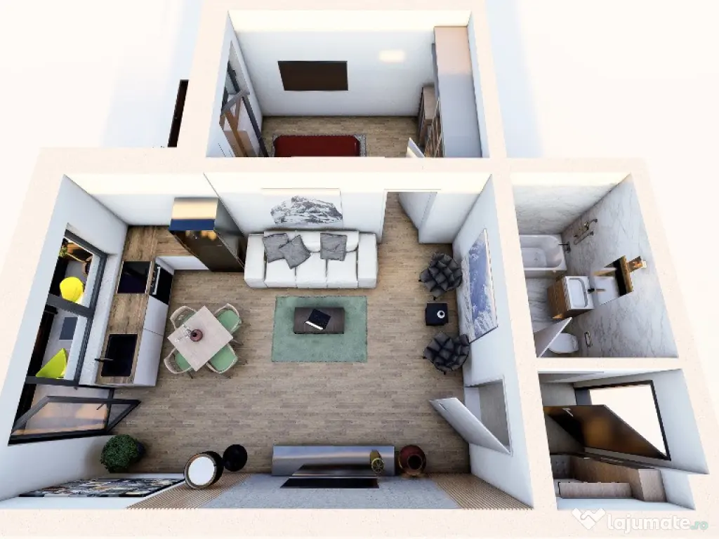 Studio de 46 mp cu parcare la 71.132 euro si tva inclus! 