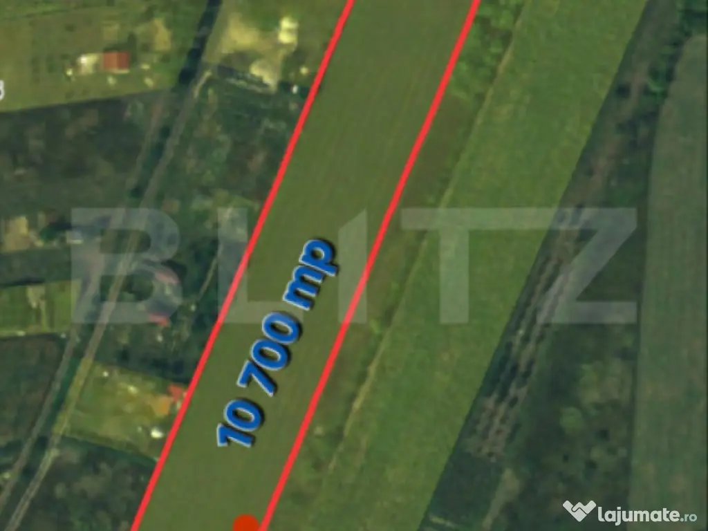 Teren extravilan, 10700 mp, zona Periferie Nord