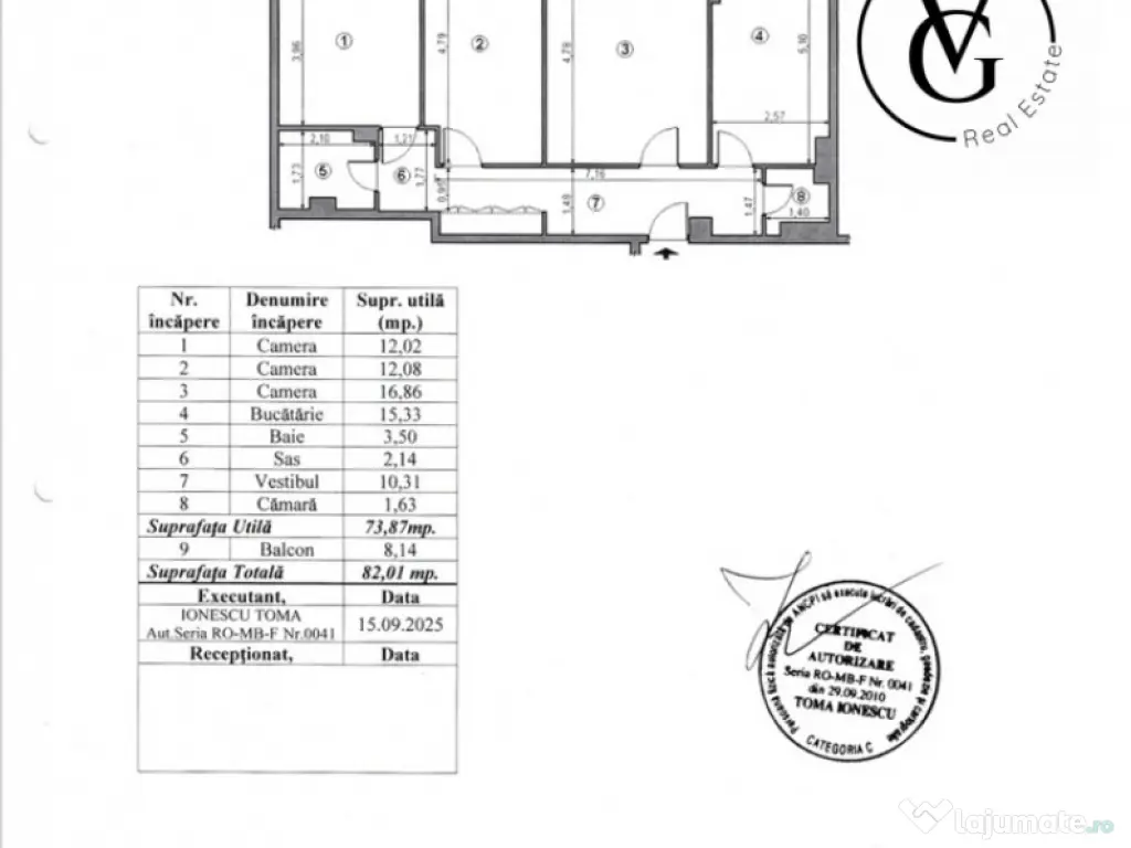 Apartament 3 camere Piata 1 Mai