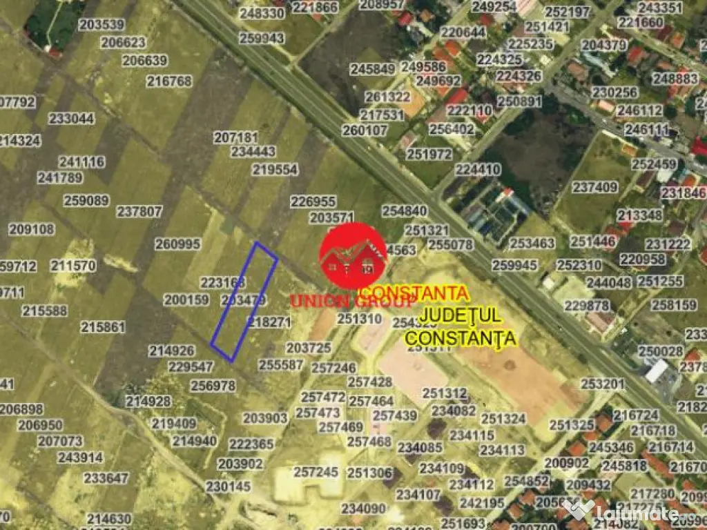 Teren 2500 mp zona Boreal