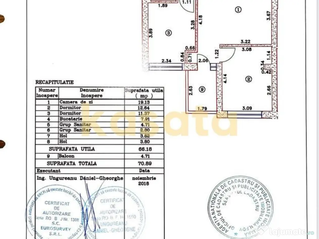 3 camere complet mobilat & utilat, loc de parcare inclus ... 