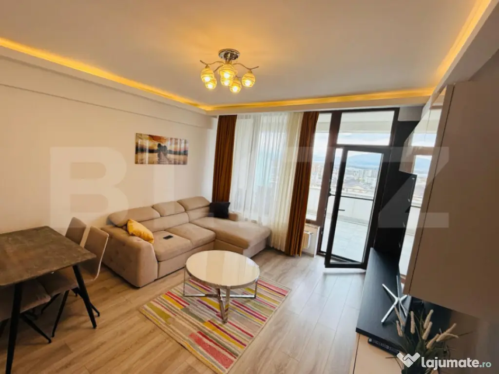 PENTHOUSE CU TERASĂ PANORAMICĂ – 2 CAMERE, ETAJ 10