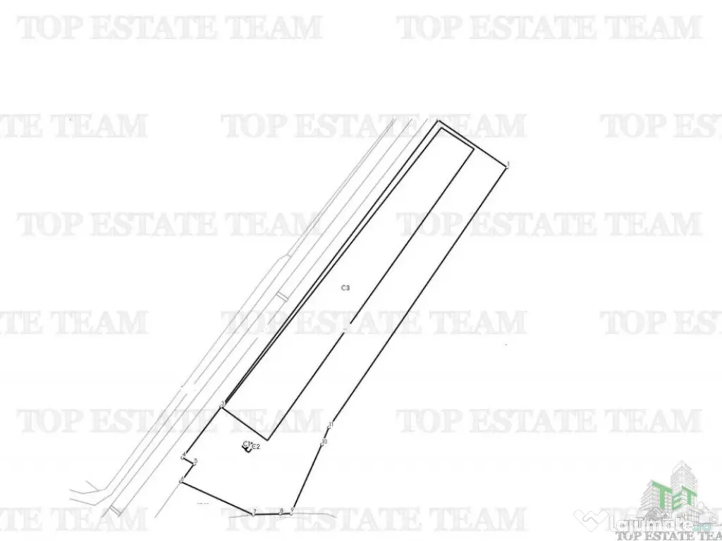 Teren si platforma betonata cu acces rapid la Autostrada Mol