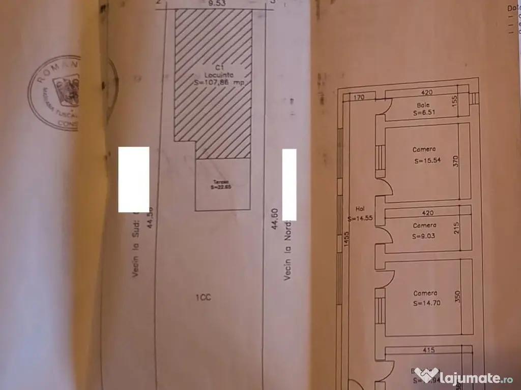 Casa renovabila cu teren mare central Techirghiol