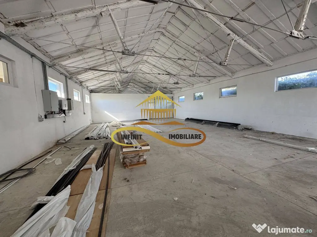 Hala spatiu industrial birouri cazare in Bacau Buhoci 