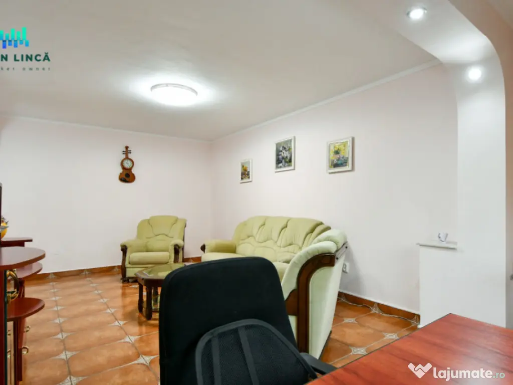 Casa de Cultura-3 camere transformat in 2 camere+zona dinnin