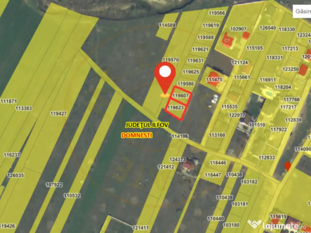 Terenuri de construcție in Domnești cu toate utilitățile 