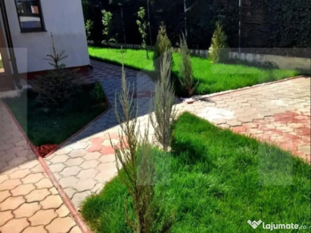 Casă elegantă într‑un duplex mobilat, curte 208 m² ? 