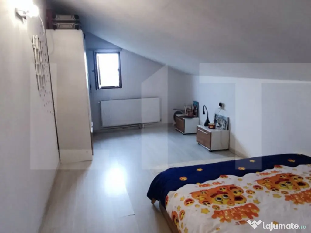 Casă elegantă într‑un duplex mobilat, curte 208 m² ? 