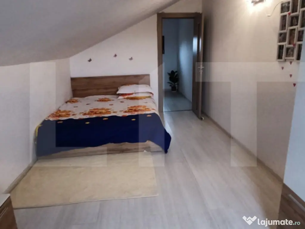 Casă elegantă într‑un duplex mobilat, curte 208 m² ? 