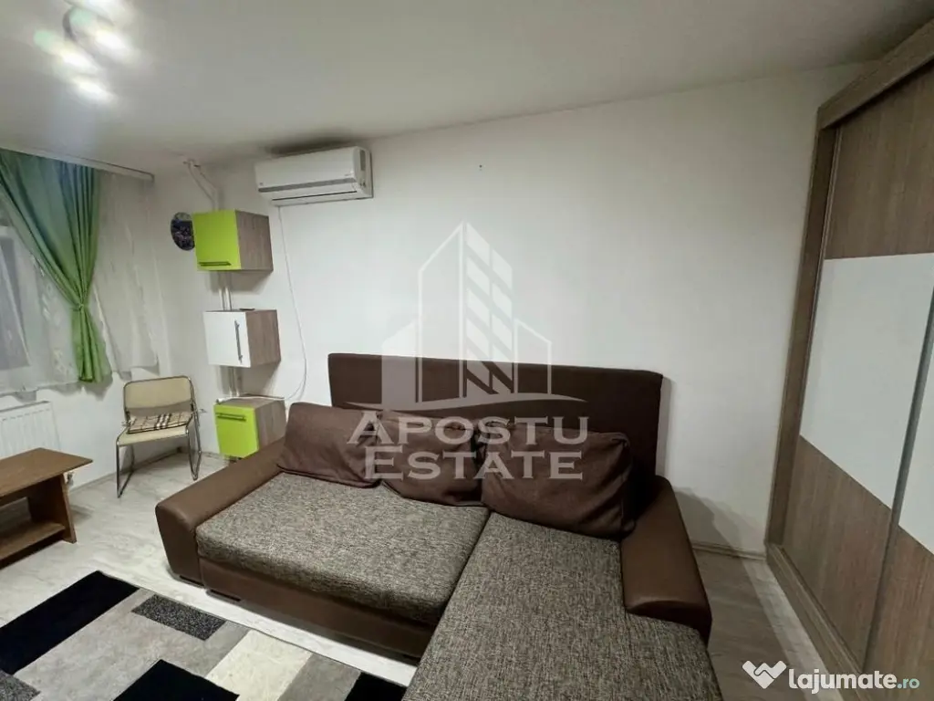 Apartament cu 1 camera, centrala proprie, zona Girocului