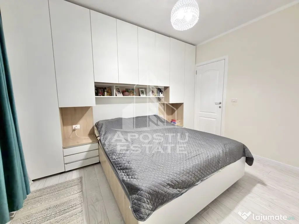 Apartament cu 3 camere mobilat si utilat la etaj intermed...