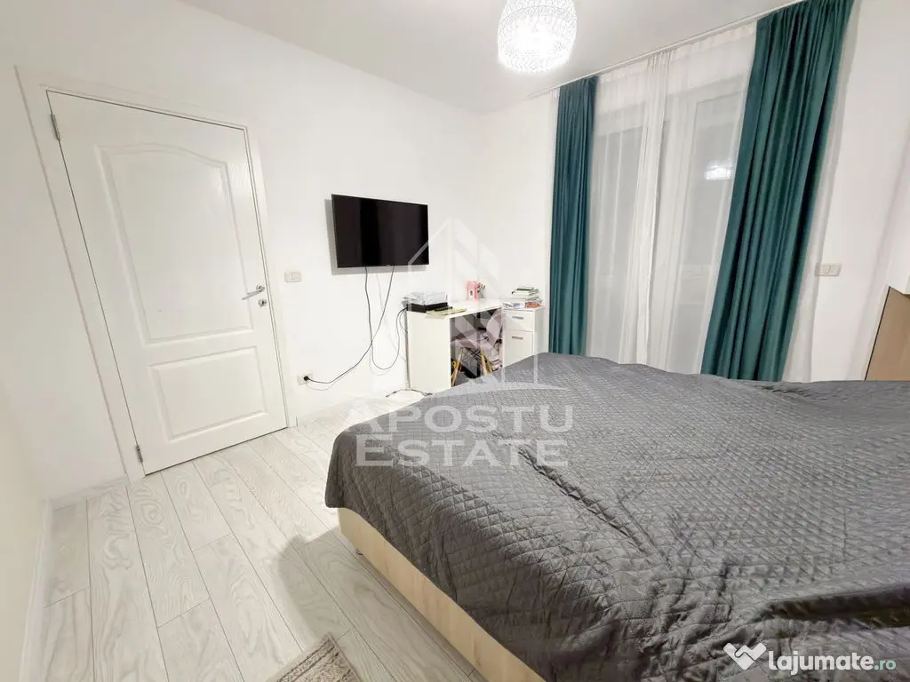 Apartament cu 3 camere mobilat si utilat la etaj intermed...
