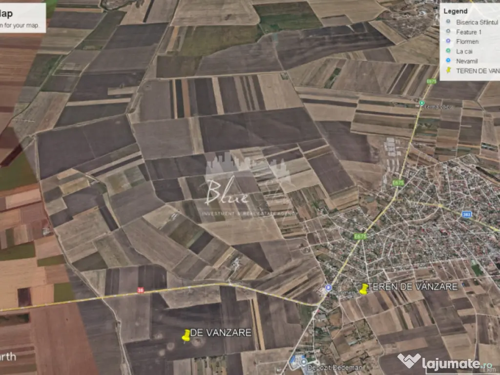 Teren intravilan 5000 mp situat in Techirghiol, langa case