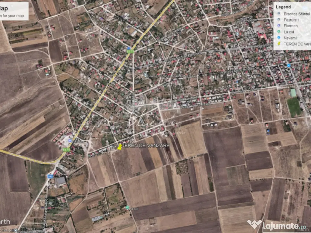 Teren intravilan 5000 mp situat in Techirghiol, langa case