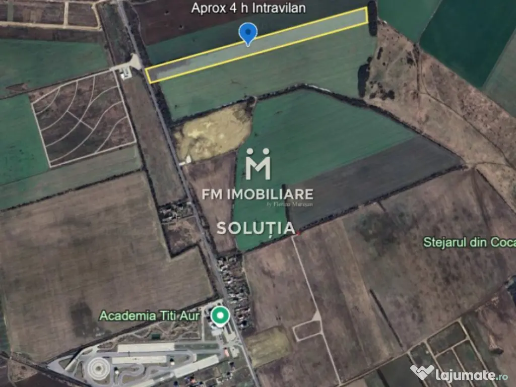 Teren intravilan – Crevedia – 62 de parcele – Acces... 