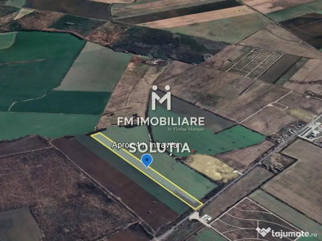 Teren intravilan – Crevedia – 62 de parcele – Acces... 