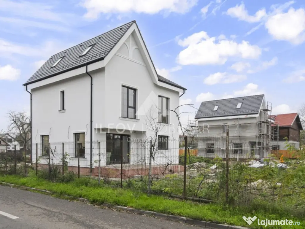 Casa single Otopeni 248.45mp, lot 464mp, influente neoromane 