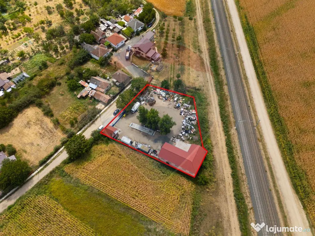 Spațiu industrial cu potential de vanzare in Paulis,Arad 