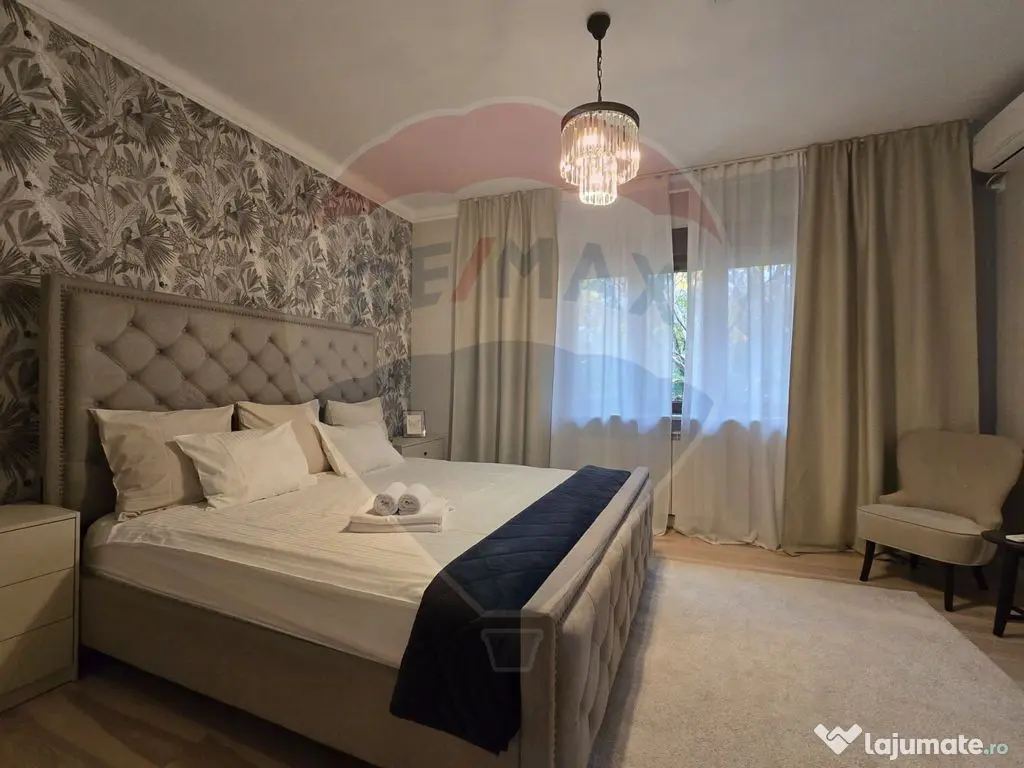 DE INCHIRIAT Apartament 5 camere,-parter, în vila Kiseleff 