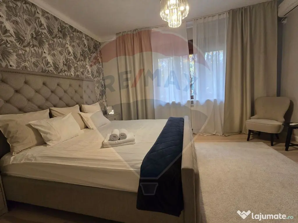 DE INCHIRIAT Apartament 5 camere,-parter, în vila Kiseleff 