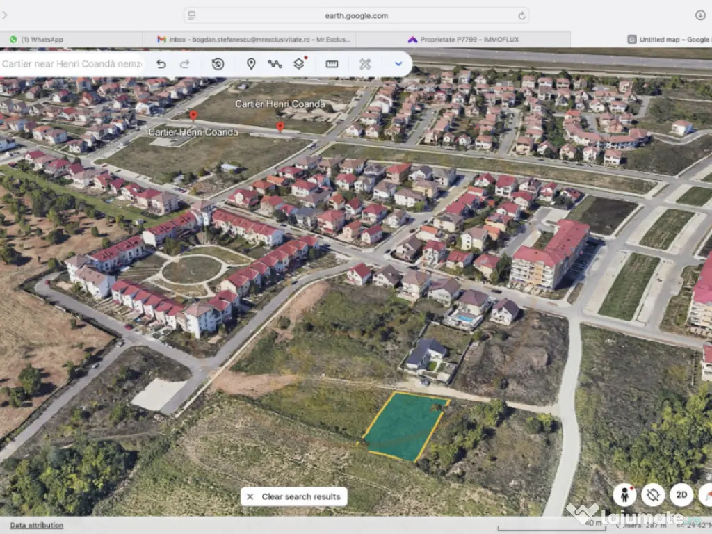 Teren in cartierul Henri Coandă 