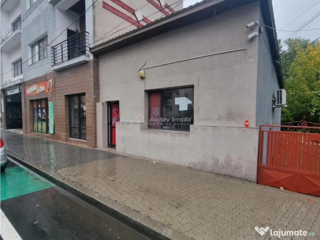 De inchiriat Spatiu comercial si teren strada Bucuresti lang 