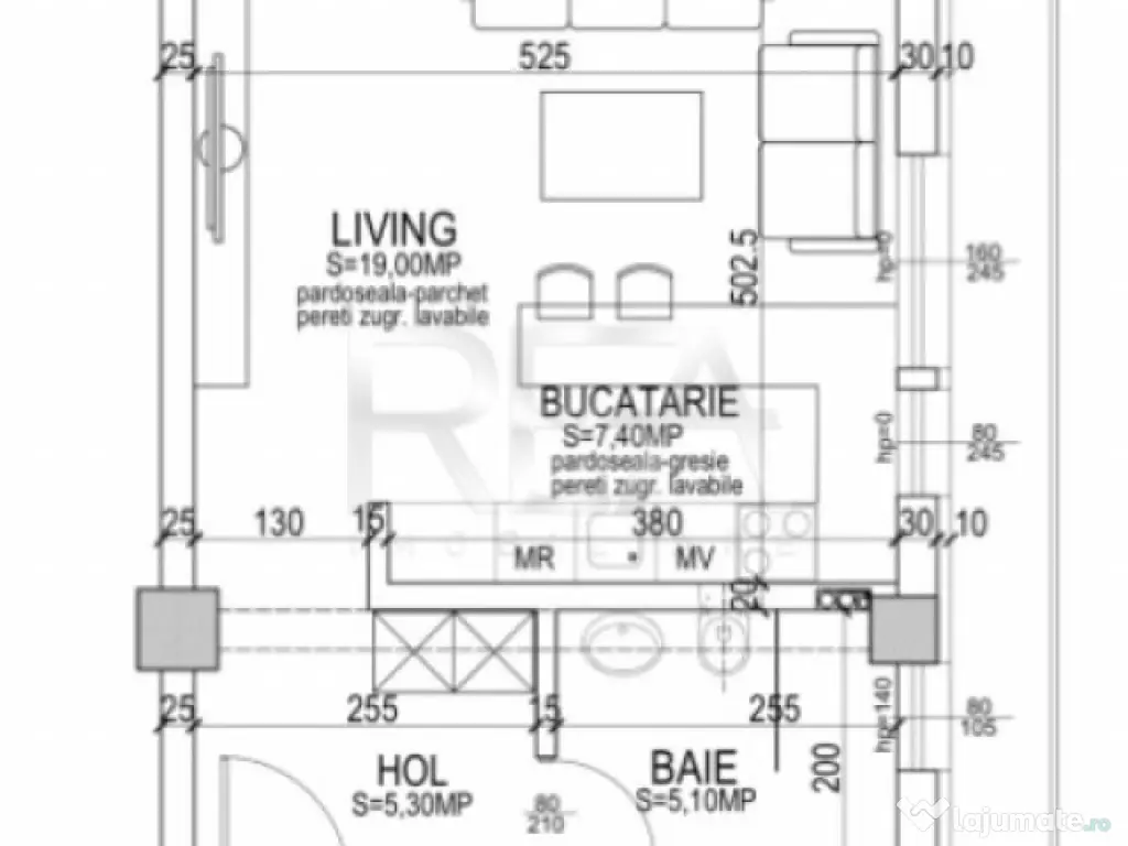 UP Boutique - Pipera Voluntari - APARTAMENT 2 CAMERE finisaj 