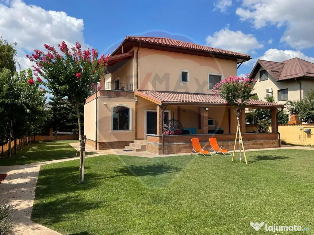 Vilă P+E+M cu 4 camere, 294 mp, Berceni/Ilfov 