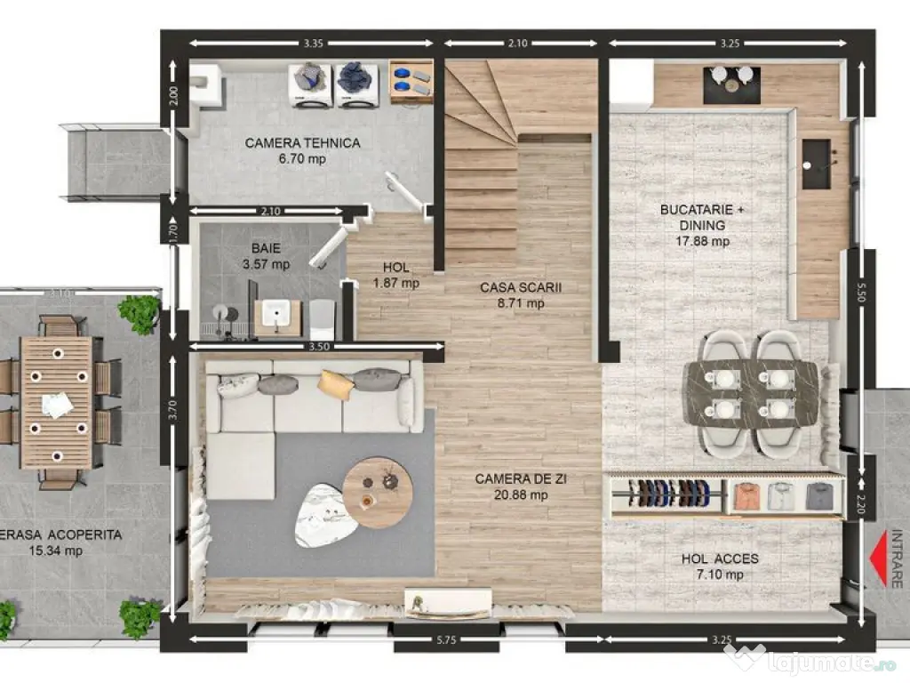 Vânzare Casă Individuală 134 mp, acces asfaltat și to... 