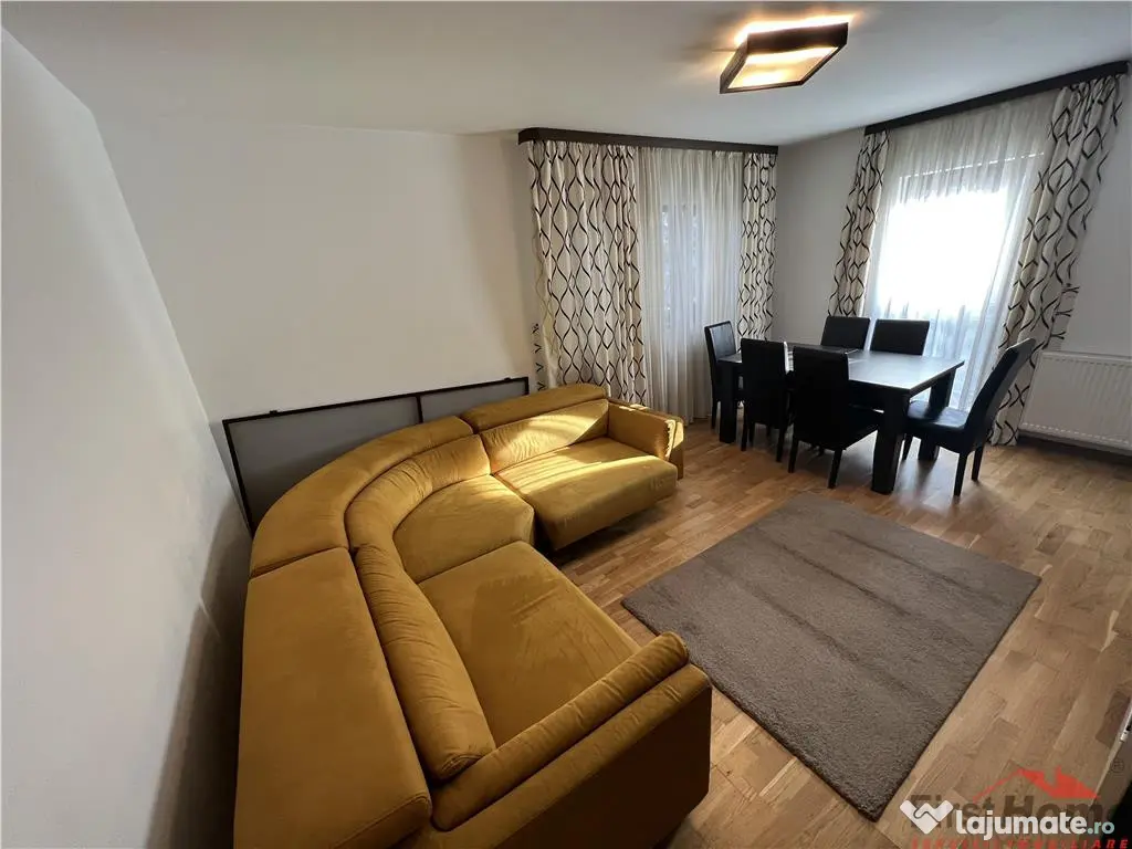 Apartament 3 camere, bloc 2015, mobilat utilat, etaj 1, bo