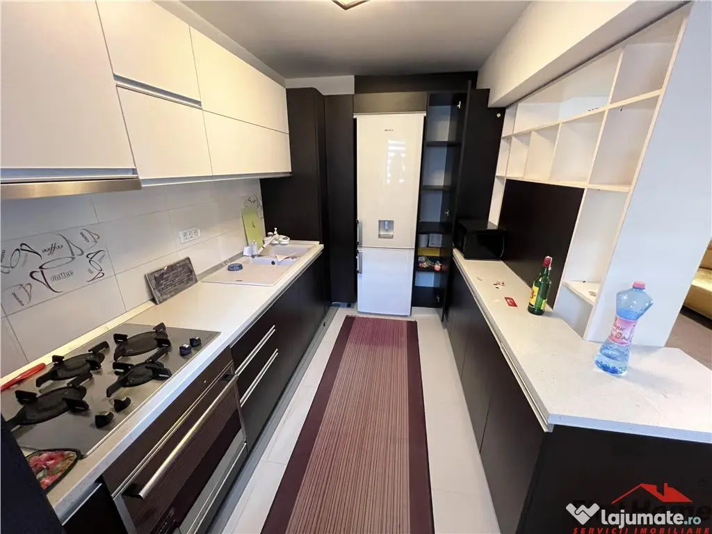 Apartament 3 camere, bloc 2015, mobilat utilat, etaj 1, bo