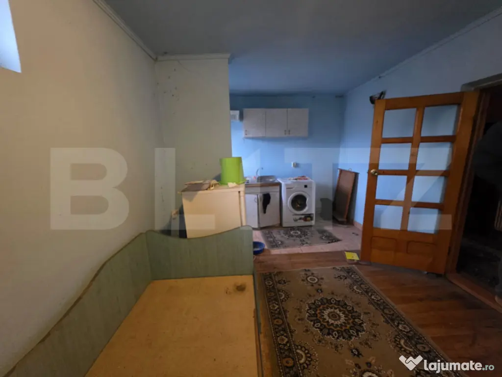 Casă cu teren generos și baltă de pescuit – Găești 