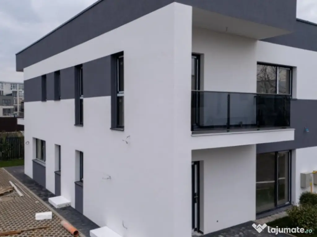 Casă duplex nouă, 133 mp, zonă liniștită, acces rapid Cluj-Floresti 