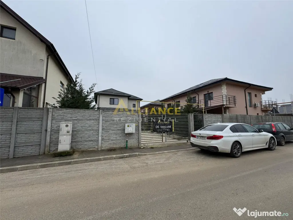 {TEREN 566 MP} Vila Individuala P 1 cu 4 camere - 3 bai - 15 