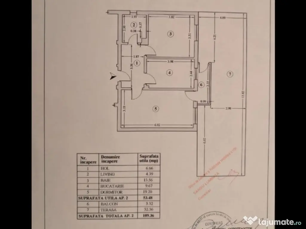 Apartament 2 camere si curte | Zona foarte buna | Mobilat complet 