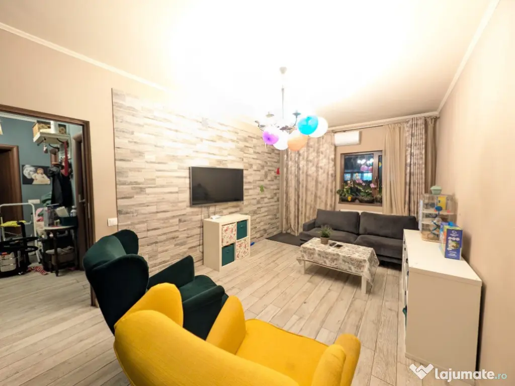 Apartament 2 camere si curte | Zona foarte buna | Mobilat complet 