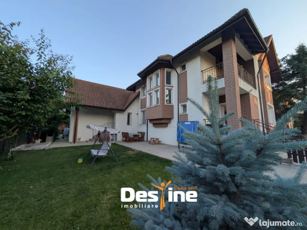 Vilă D+P+1+M 6 camere 180 mp cu 1000 mp teren și utilită?