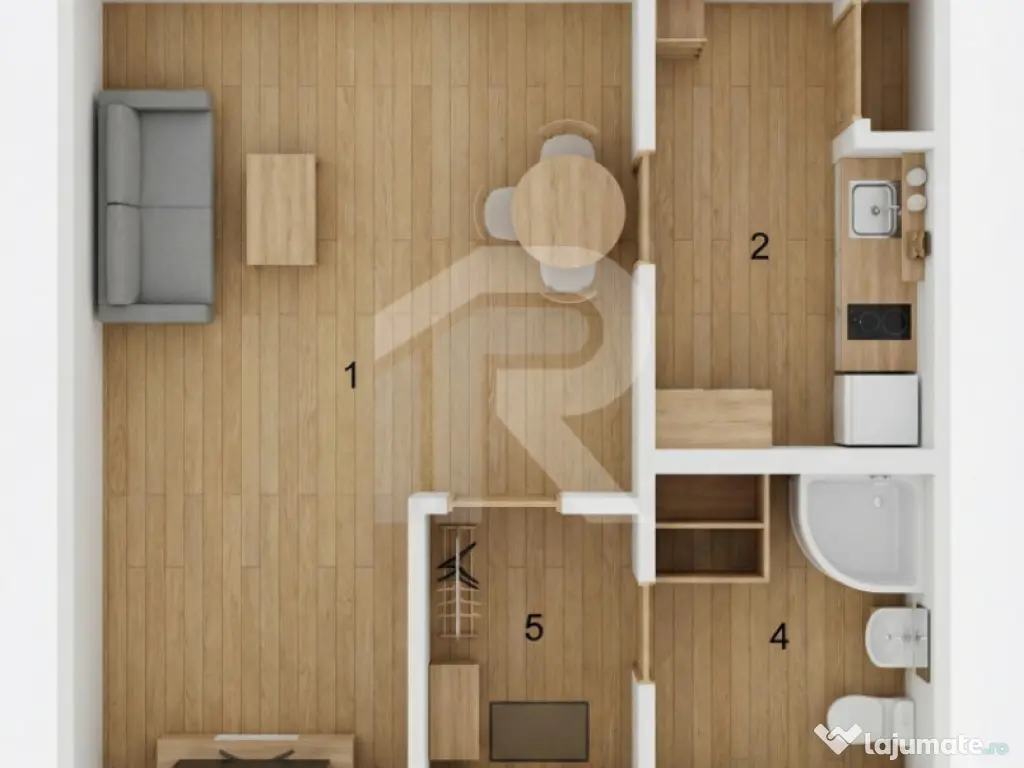 DE VANZARE Garsonieră Teiul Doamnei nr. 108 - Ideal invest 