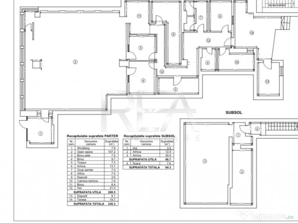 Spatiu comercial Bdul Timisoara 250mp 