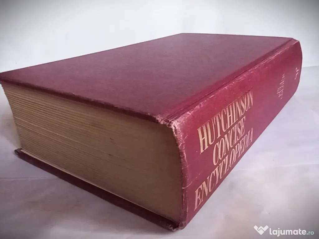 Enciclopedia concisă Hutchinson, 1989, 1026 pagini + BONUS 