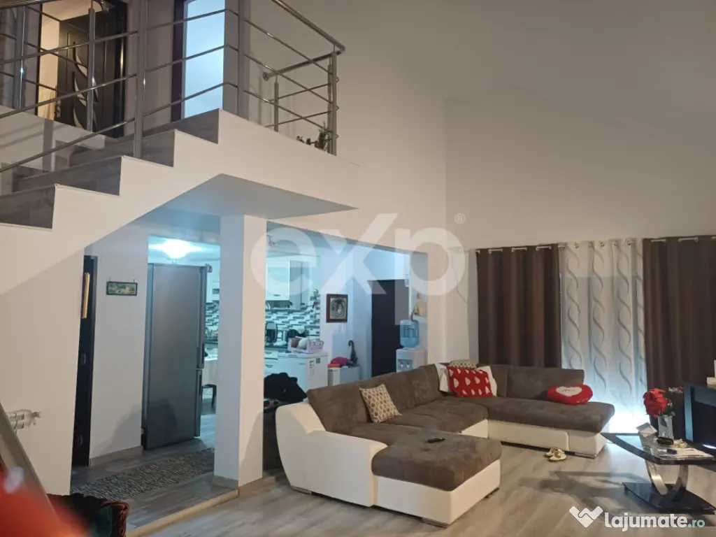 Vilă 4 camere cu garaj dublu, teren 500 mp, Albota – zon? 