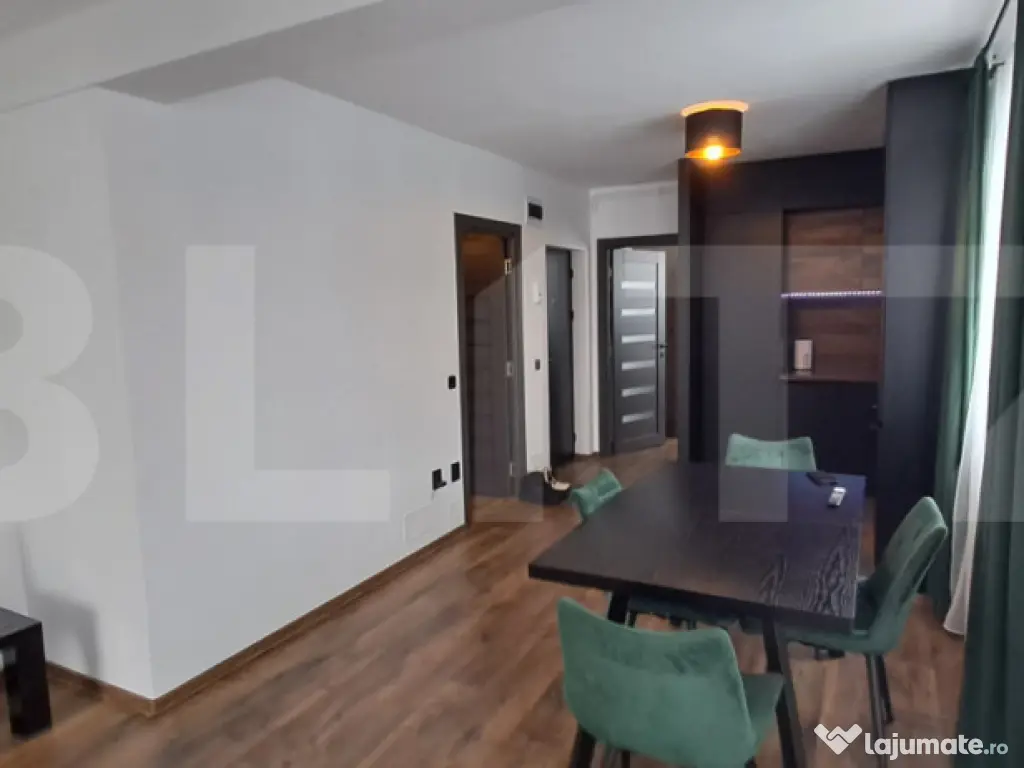 Apartament cu 3 camere, 50 mp, la etajul 2, cu balcon, in zo