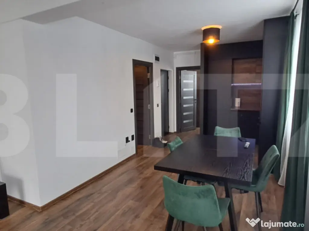 Apartament cu 3 camere, 50 mp, la etajul 2, cu balcon, in zo