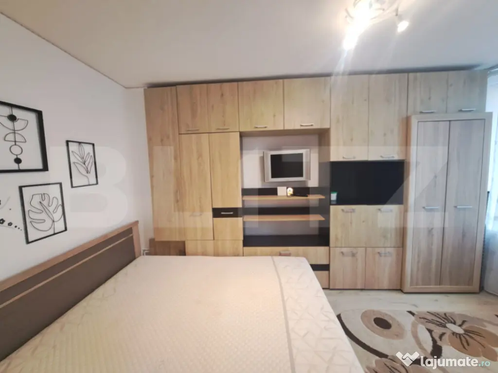Garsonieră de vanzare, complet mobilată și utilata, 28 mp