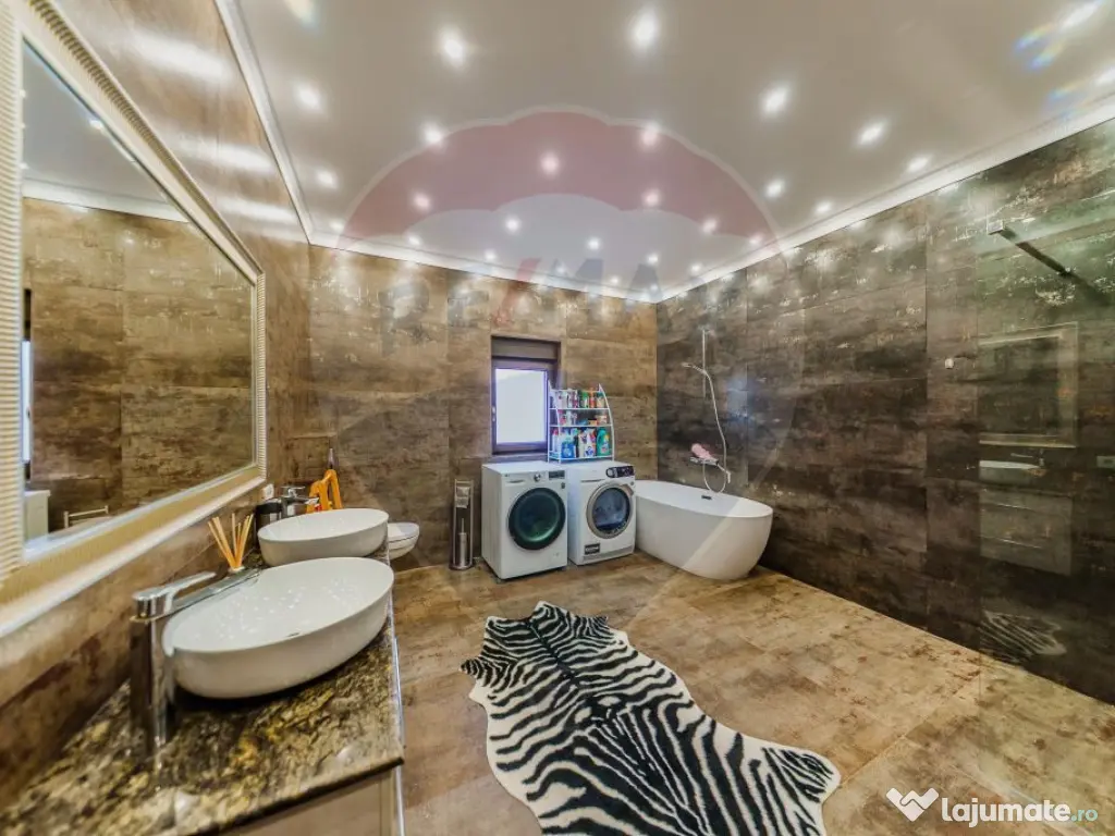 Casă de lux , finisaje premium, piscină, curte amenajat... 
