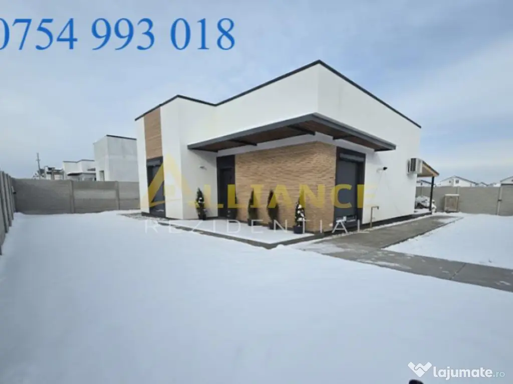 Casa stil mediteranean (zona de intrare in Comuna)